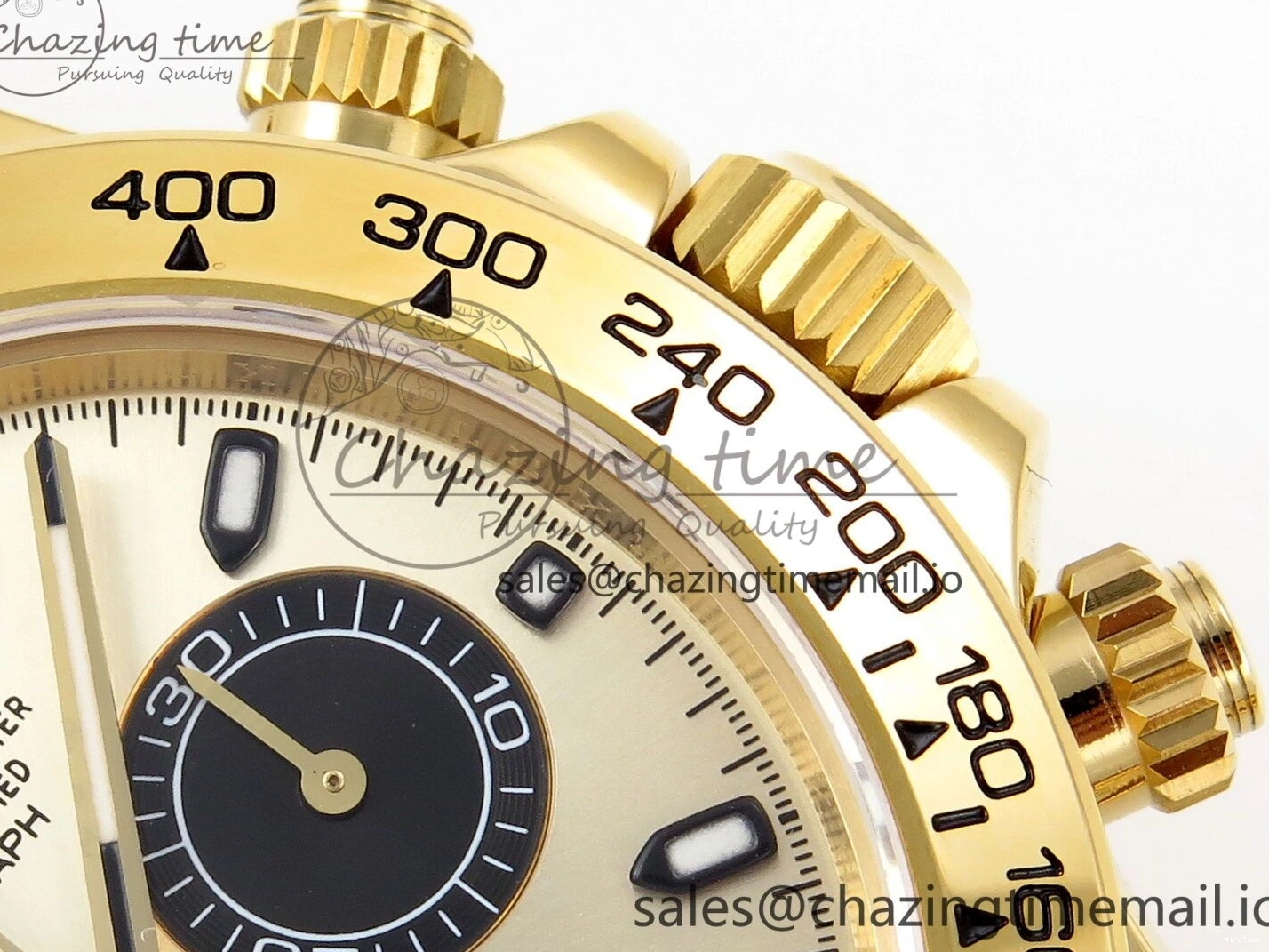 MiroTime 0101 Durable Daytona 116508 KING 1:1 Best Edition YG Black Dial on YG Bracelet SH 1907